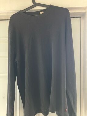 Levi's Dark Gray Waffle Thermal Crewneck
